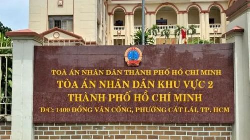 ĐỊA CHỈ TÒA ÁN KHU VỰC 2 THÀNH PHỐ HỒ CHÍ MINH MỚI NHẤT